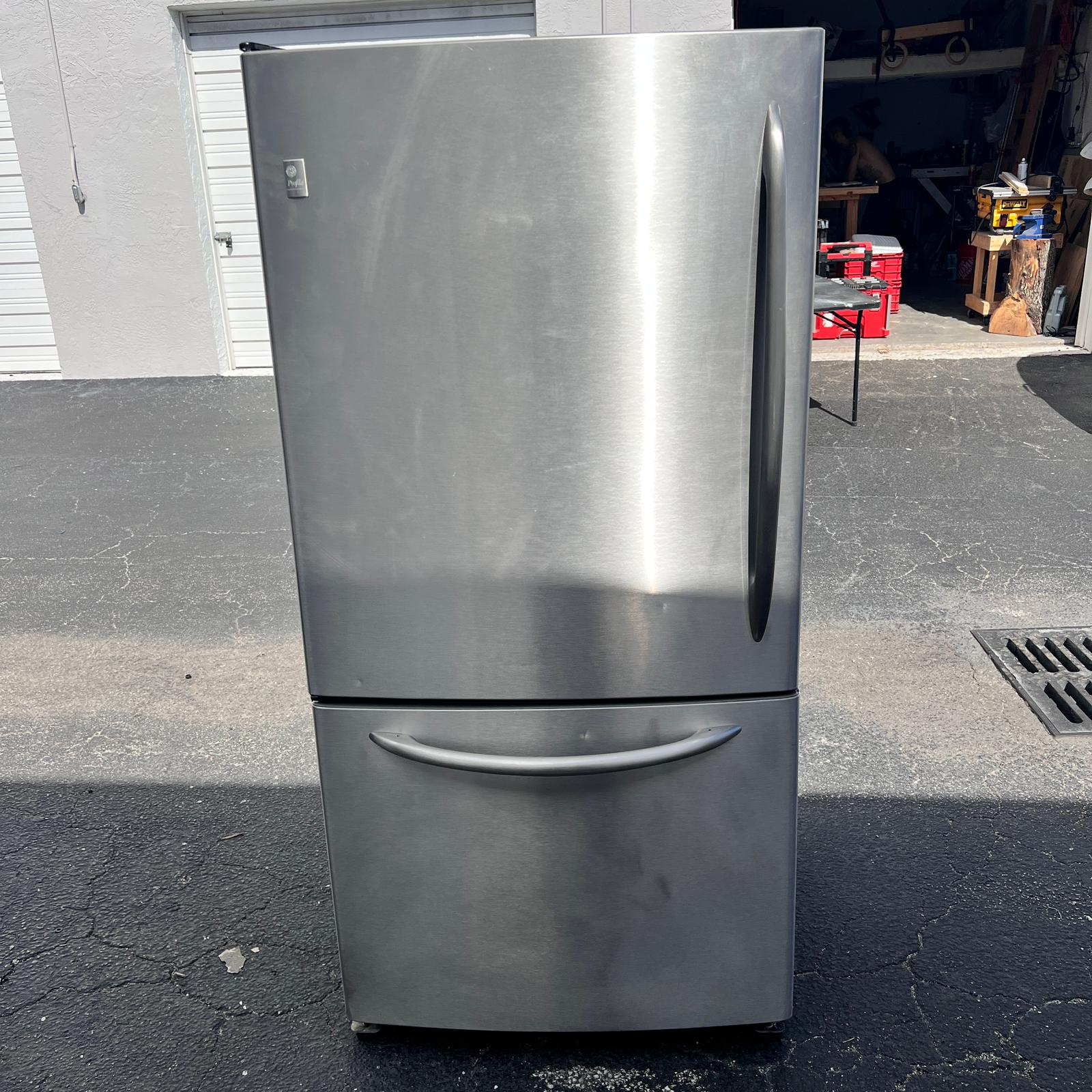 GE Profile Stainless Steel Bottom-Freezer Drawer Refrigerator GE Profile Stainless Steel Bottom-Freezer Drawer Refrigerator